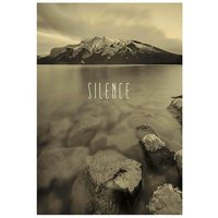 Komar Poster "Word Lake Silence Sand", Natur, (1 St.) von Komar