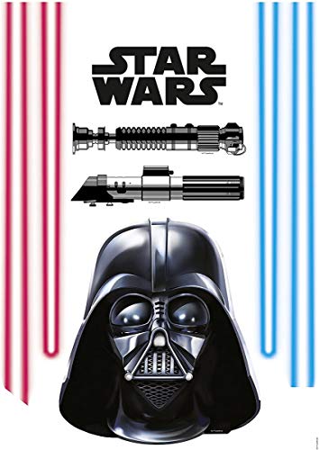 Komar Star Wars Deco-Sticker DARTH VADER | 50 x 70 cm | Wandtattoo, Wandbild, Wandsticker, Wandaufkleber, Walltattoo, Laserschwert, Anakin Skywalker | 14030h von Komar
