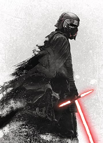 Komar Star Wars EP9 Kylo Vader Shadow - Größe: 50 x 70 cm, Wandbild, Poster, Kunstdruck (ohne Rahmen) von Komar