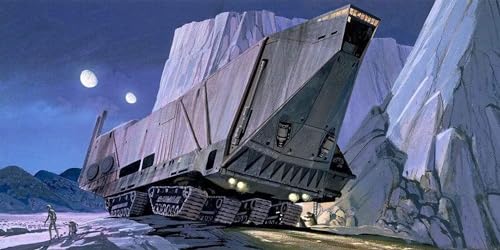 Komar Vlies Fototapete | Star Wars Classic RMQ Sandcrawler | Größe: 500 x 250 cm (Breite x Höhe), Bahnbreite 50 cm | Tapete, Wandbild, Dekoration, Wandbelag, Kinderzimmer, | DX10-061, blau, schwarz von Komar