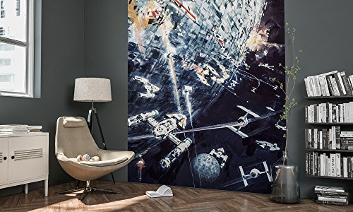 Komar Star Wars Vlies Fototapete CLASSIC DOGFLIGHT- 200 x 275 cm | Tapete, Wand Dekoration, Todesstern, Kinderzimmer | 012-DVD2 Komar Star Wars Vlies Fototapete CLASSIC DOGFLIGHT- 200 x 275 cm | Tapete, Wand Dekoration, Todesstern, Kinderzimmer | 012-DVD2 von Komar
