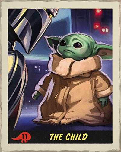Komar Star Wars Wandbild | Mandalorian The Child Trading Card | Dekoration, Poster, Kunstdruck | Größe 30 x 40 cm | WB-SW-014-30x40 Komar Star Wars Wandbild | Mandalorian The Child Trading Card | Dekoration, Poster, Kunstdruck | Größe 30 x 40 cm | WB-SW-014-30x40 von Komar