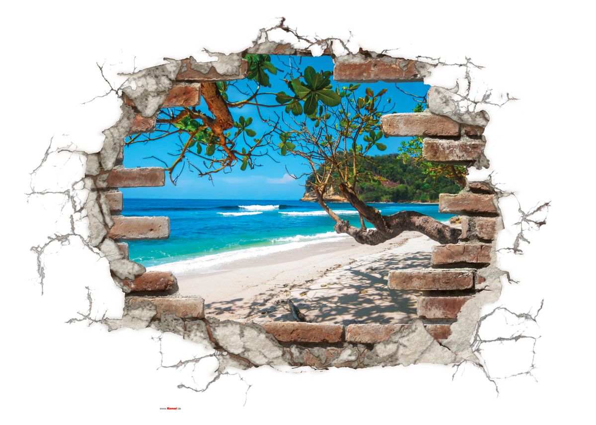 Komar Decosticker Breakout 70 x 50 cm Komar Decosticker Breakout 70 x 50 cm von Komar