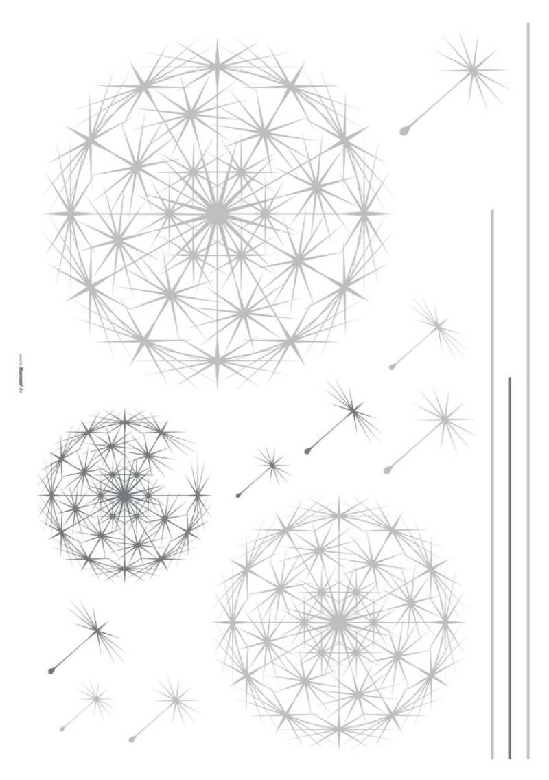 Komar Decosticker Dandelion 70 x 100 cm Komar Decosticker Dandelion 70 x 100 cm von Komar