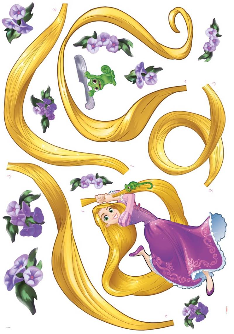 Komar Decosticker Rapunzel 100 x 70 cm von Komar