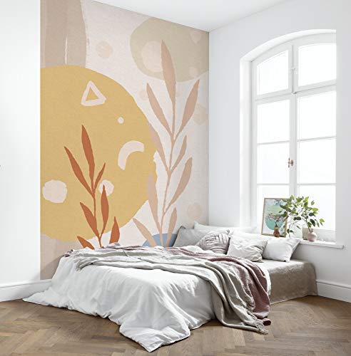 Komar Vlies Fototapete Bohemia Scandi - Wohnzimmer, Schlafzimmer, Boho, Sand, Dekoration, Tapete, Größe: 200 x 280 cm (Breite x Höhe) - 4 Bahnen - Bahnbreite 50 cm von Komar