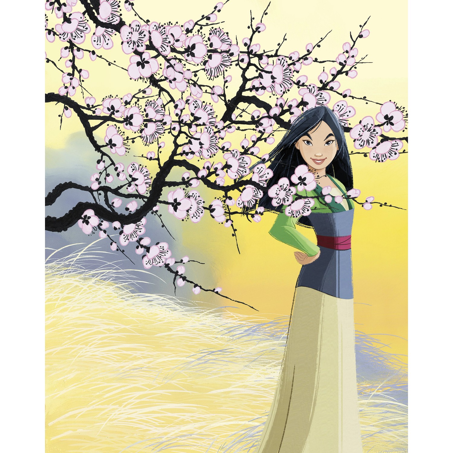 Komar Vlies Fototapete Disney Mulan Cherry Blossoms Bunt Komar Vlies Fototapete Disney Mulan Cherry Blossoms Bunt von Komar