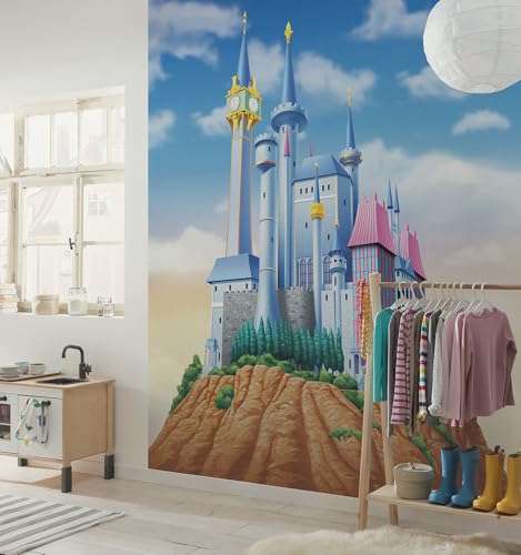 Komar Vlies Fototapete - Disney Princess Cinderella Castle - Größe 200 x 250 cm - Tapete, Kinderzimmer, Kindertapete Komar Vlies Fototapete - Disney Princess Cinderella Castle - Größe 200 x 250 cm - Tapete, Kinderzimmer, Kindertapete von Komar