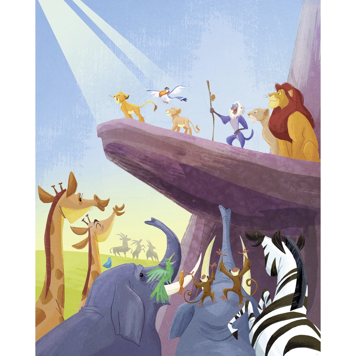 Komar Vlies Fototapete Disney The Lion King Classic Long Live The King Bunt Komar Vlies Fototapete Disney The Lion King Classic Long Live The King Bunt von Komar