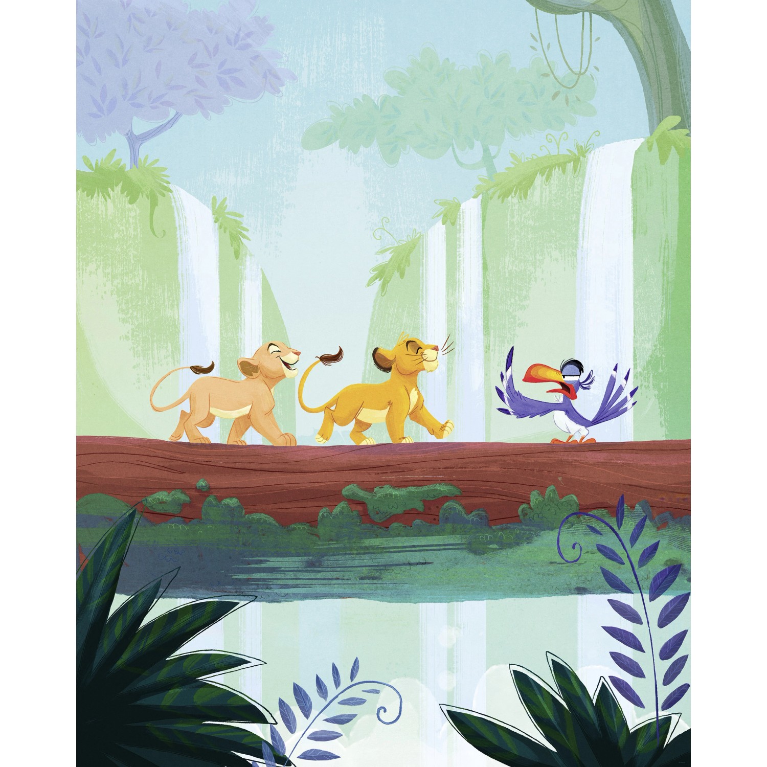 Komar Vlies Fototapete Disney The Lion King Classic Waterfall Bunt Komar Vlies Fototapete Disney The Lion King Classic Waterfall Bunt von Komar