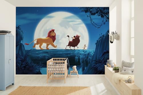 Komar Vlies Fototapete - Disney The Lion King Full Moon Walk - Größe 350 x 250 cm - Tapete, Kinderzimmer, Kindertapete Komar Vlies Fototapete - Disney The Lion King Full Moon Walk - Größe 350 x 250 cm - Tapete, Kinderzimmer, Kindertapete von Komar