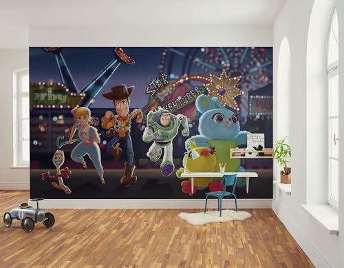 Komar Vlies Fototapete - Disney and Pixar Toy Story Team - Größe 400 x 250 cm - Kinderzimmer, Kindertapete, Tapete Komar Vlies Fototapete - Disney and Pixar Toy Story Team - Größe 400 x 250 cm - Kinderzimmer, Kindertapete, Tapete von Komar