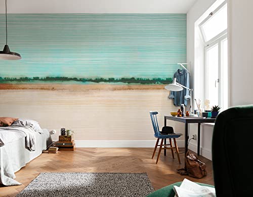 Komar Vlies Fototapete - Drift - Größe: 350 x 250 cm (Breite x Höhe) - Tapete, Design, Wohnzimmer, Wanddekoration, Schlafzimmer, Sand, Meer, Düne, Strand - LJX7-049 von Komar