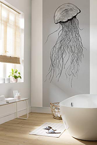 Komar Vlies Fototapete - Jellyfish Panel - Größe 100 x 250 cm (Breite x Höhe) - Wand Tapete Wohnzimmer Schlafzimmer Büro Flur Dekoration Wandbild - P081-VD1 von Komar