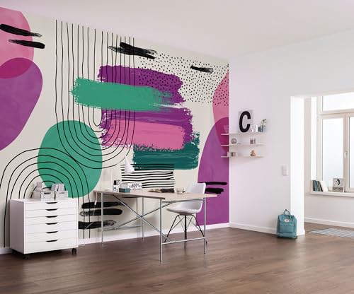 Komar Vlies Fototapete - La Boum - Größe 350 x 250 cm - Tapete, Wanddekoration, Wohnzimmer, Schlafzimmer, Büro Komar Vlies Fototapete - La Boum - Größe 350 x 250 cm - Tapete, Wanddekoration, Wohnzimmer, Schlafzimmer, Büro von Komar