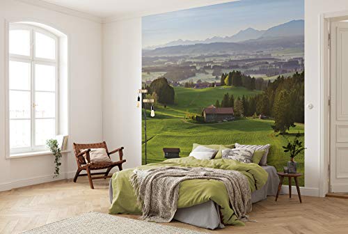 Komar Vlies Fototapete PARADIESISCHES BAYERN | Tapete, XXL, Dekoration, Natur, Landschaft, Schlafzimmer, Wohnzimmer, Büro, Flur | Größe 450 x 280 cm (Breite x Höhe) | SHX9-064 von Komar