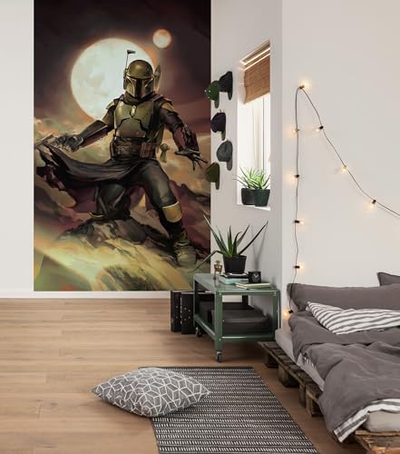 Komar Vlies Fototapete - Star Wars Boba Fett Epic - Größe 150 x 250 cm - Tapete, Kinderzimmer, Kindertapete Komar Vlies Fototapete - Star Wars Boba Fett Epic - Größe 150 x 250 cm - Tapete, Kinderzimmer, Kindertapete von Komar