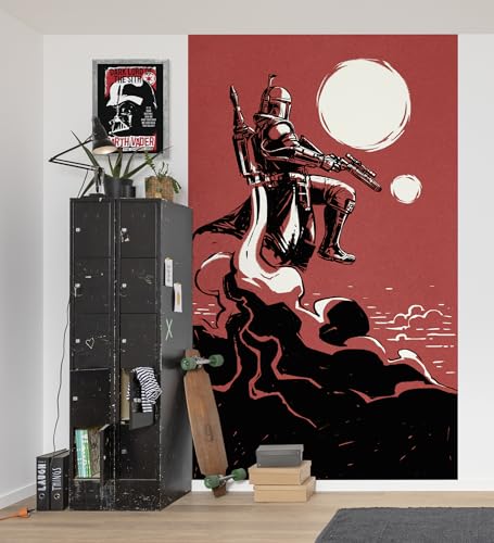 Komar Vlies Fototapete - Star Wars Boba Fett The Bounty Hunter - Größe 150 x 250 cm - Tapete, Kinderzimmer, Kindertapete Komar Vlies Fototapete - Star Wars Boba Fett The Bounty Hunter - Größe 150 x 250 cm - Tapete, Kinderzimmer, Kindertapete von Komar