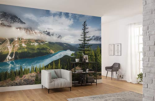 Komar Vlies Fototapete WONDERLAND CANADA | Tapete, XXL, Dekoration, Natur, Landschaft, Schlafzimmer, Wohnzimmer, Büro, Flur | Größe 450 x 280 cm (Breite x Höhe) | SHX9-098 von Komar