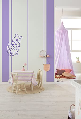 Komar Vlies Fototapete - Winnie the Pooh Gentle - Größe 200 x 250 cm (Breite x Höhe) - Disney, Kinderzimmer, Kindertapete, Tapete von Komar