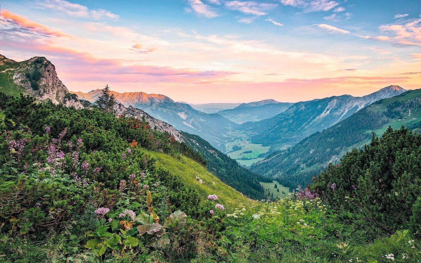 Komar Vliestapete Alps, (1 St), 400x250 cm (Breite x Höhe), Vliestapete, 100 cm Bahnbreite von Komar