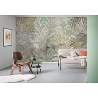 Komar Fototapete "Digitaldruck Vlies - Ciao Capri - Größe 400 x 250 cm" bedruckt  floral  geblümt  gemustert  tropisch glatt Wohnzimmer, Schlafzimmer von Komar