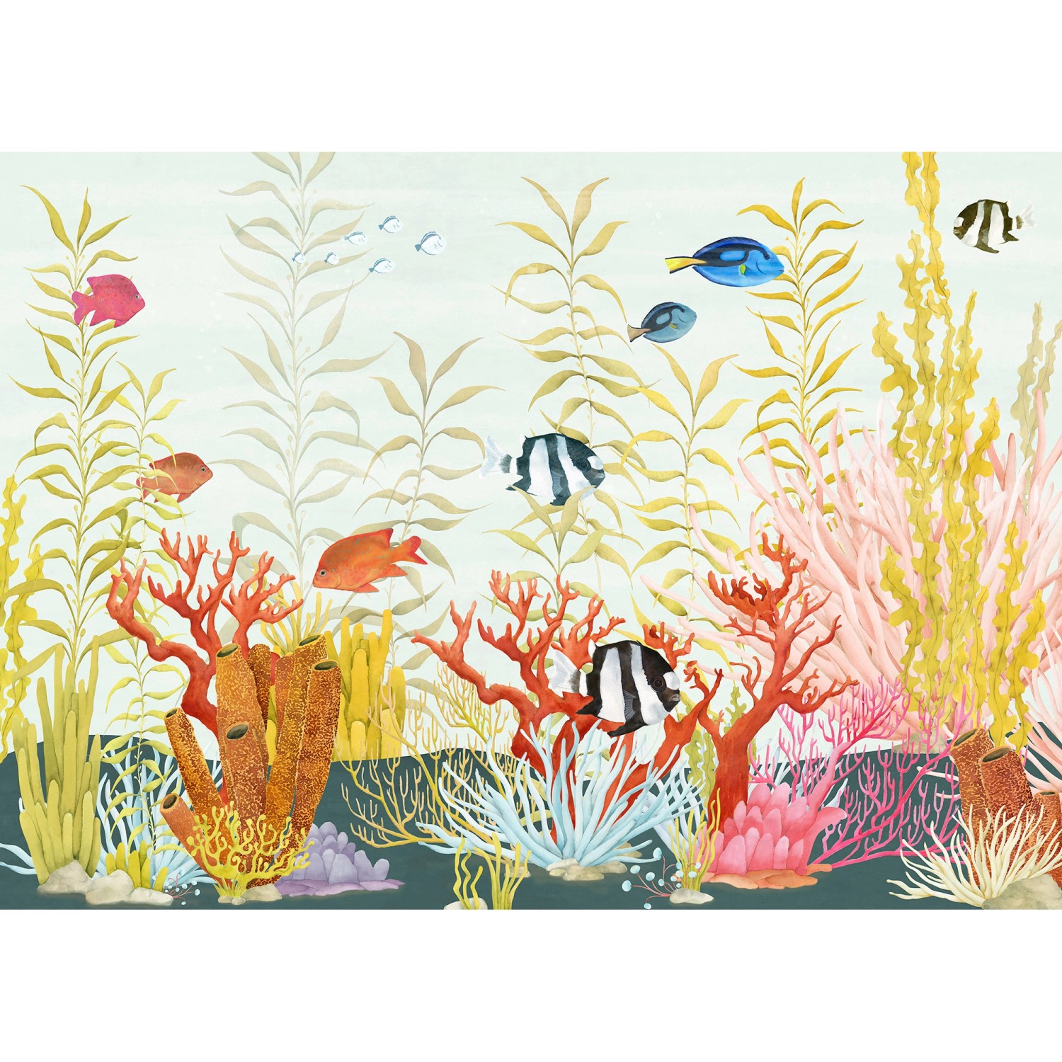 Komar Vliestapete Coral World 350 cm x 250 cm Bunt Komar Vliestapete Coral World 350 cm x 250 cm Bunt von Komar