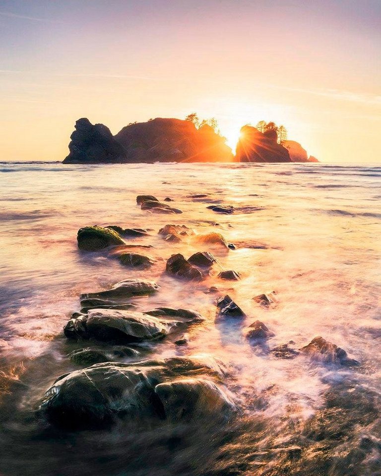 Komar Vliestapete Digitaldruck Vlies - Island Dreaming - Größe 200 x 250 cm, glatt, bedruckt, (1 St), Wohnzimmer, Schlafzimmer Komar Vliestapete Digitaldruck Vlies - Island Dreaming - Größe 200 x 250 cm, glatt, bedruckt, (1 St), Wohnzimmer, Schlafzimmer von Komar