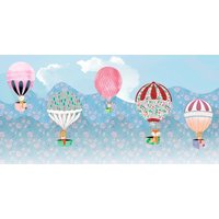 Komar Vliestapete "Digitaldruck Vlies - Happy Balloon - Größe 500 x 250 cm", bedruckt, Wohnzimmer, Schlafzimmer Komar Vliestapete "Digitaldruck Vlies - Happy Balloon - Größe 500 x 250 cm", bedruckt, Wohnzimmer, Schlafzimmer von Komar