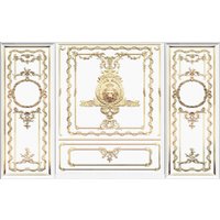 Komar Vliestapete "Digitaldruck Vlies - Roaring Royal - Größe 400 x 250 cm" bedruckt glatt Wohnzimmer, Schlafzimmer von Komar