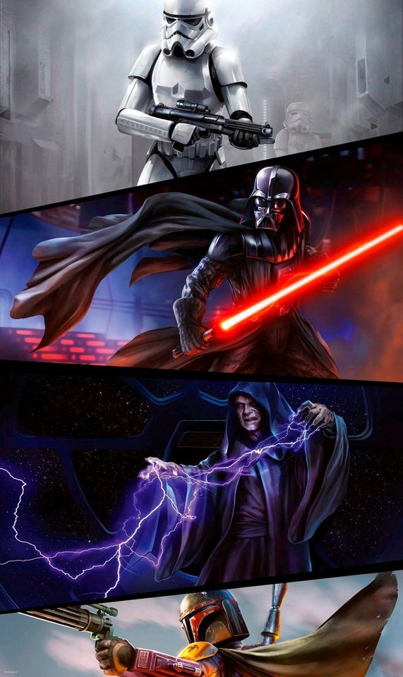 Komar Vliestapete Star Wars Moments Imperials, (1 St), 120x200 cm (Breite x Höhe), Vliestapete, 100 cm Bahnbreite von Komar