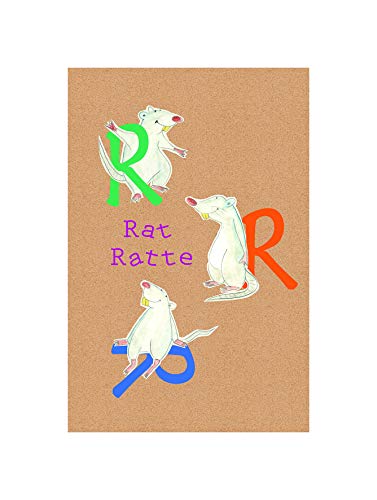 Komar Wandbild | ABC Animal R | Poster, Kinderzimmer, Buchstaben, Bild, Wohnzimmer, Schlafzimmer, Dekoration, Kunstdruck | ohne Rahmen | P036R-30x40 | Größe: 30 x 40 cm (Breite x Höhe) von Komar