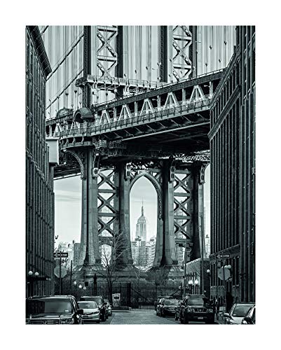 Komar Wandbild | Brooklyn Bridge | Poster, Bild, Wohnzimmer, Schlafzimmer, Dekoration, Kunstdruck | ohne Rahmen | P123-40x50 | Größe: 40 x 50 cm (Breite x Höhe) von Komar