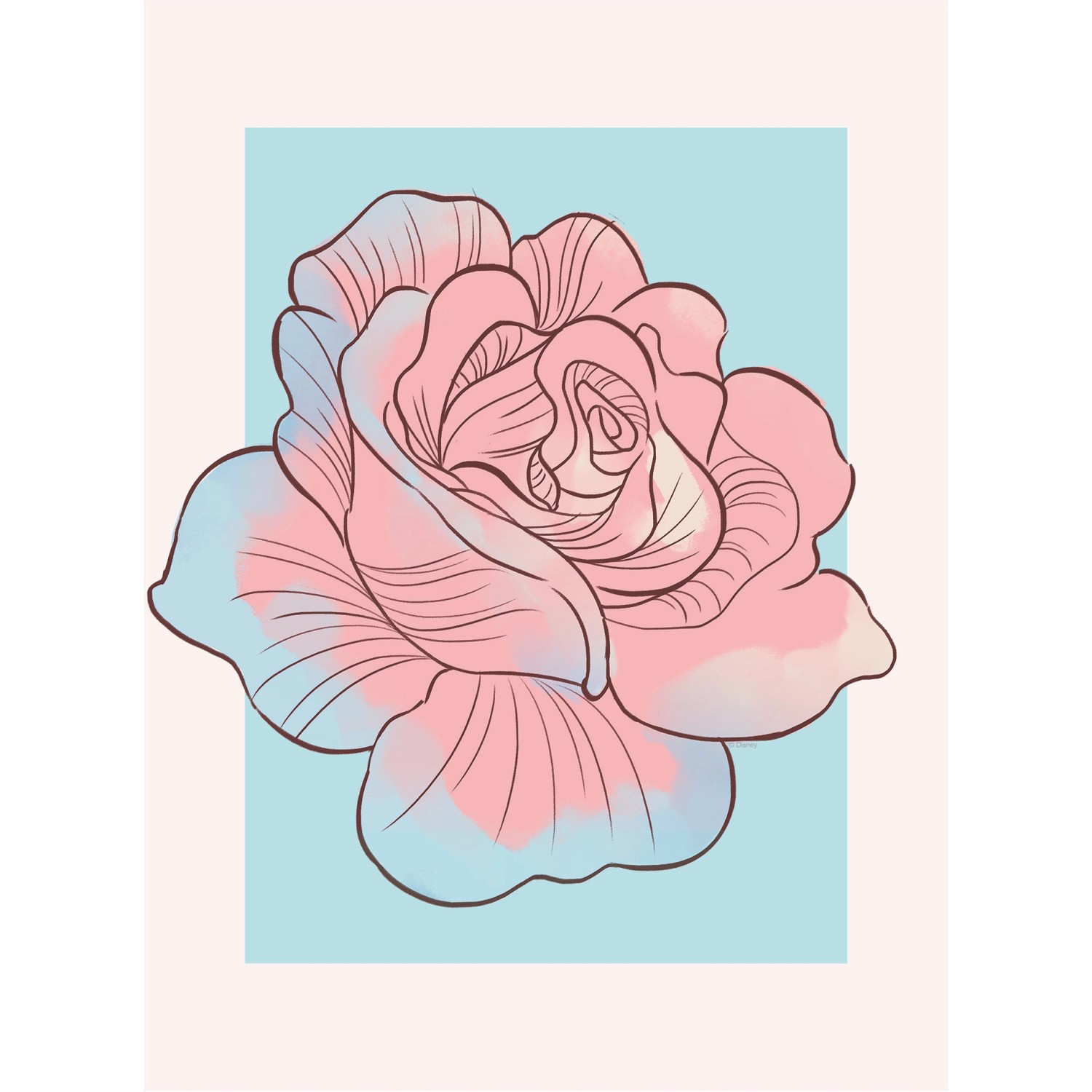 Komar Wandbild Cinderella Rose 30 x 40 cm Komar Wandbild Cinderella Rose 30 x 40 cm von Komar