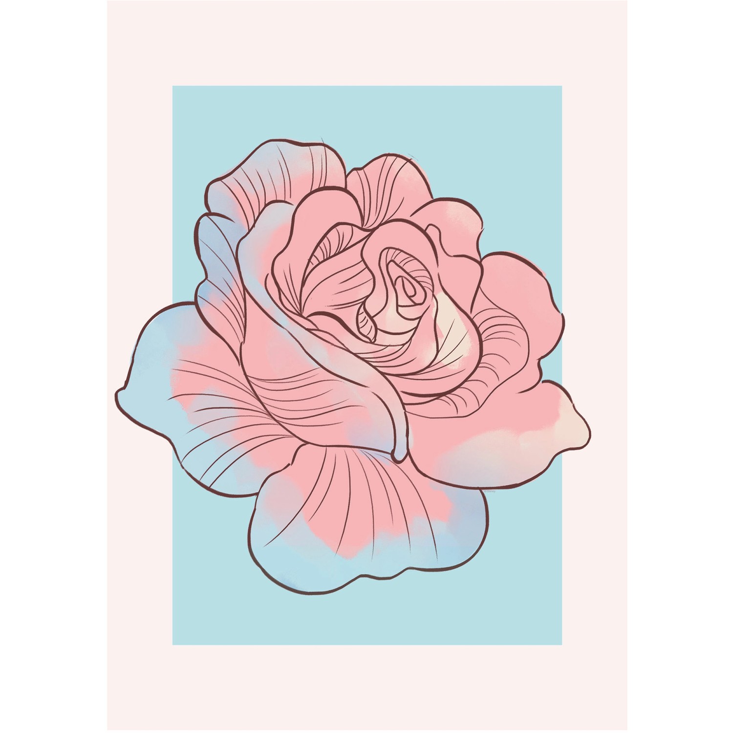 Komar Wandbild Cinderella Rose 50 x 70 cm Komar Wandbild Cinderella Rose 50 x 70 cm von Komar