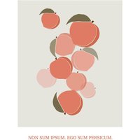 Komar Poster Cultivated Peaches Pflanzen B/L: ca. 40x50 cm von Komar