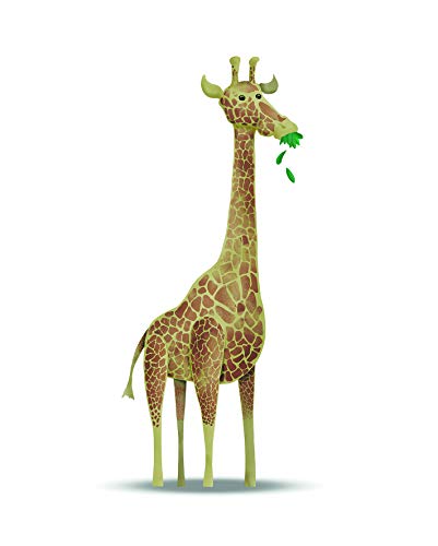 Komar Wandbild | Cute Animal Giraffe | Poster, Bild, Wohnzimmer, Schlafzimmer, Dekoration, Kunstdruck | ohne Rahmen | P111F-40x50 | Größe: 40 x 50 cm (Breite x Höhe) von Komar