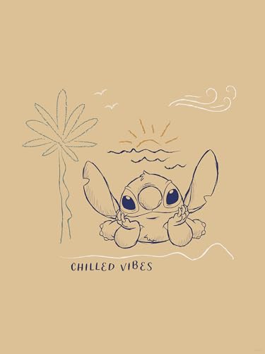 Komar Wandbild- Disney Lilo and Stitch Chilled Vibes - Größe 30 x 40 cm - Poster, Kinderzimmer, Dekoration - gerollt ohne Rahmen von Komar
