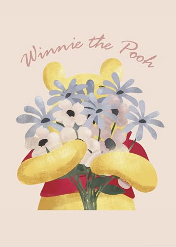 Komar Wandbild- Disney Winnie the Pooh Into The Blooms - Größe 50 x 70 cm - Poster, Kinderzimmer, Dekoration - gerollt ohne Rahmen, Gelb,Rosa Komar Wandbild- Disney Winnie the Pooh Into The Blooms - Größe 50 x 70 cm - Poster, Kinderzimmer, Dekoration - gerollt ohne Rahmen, Gelb,Rosa von Komar