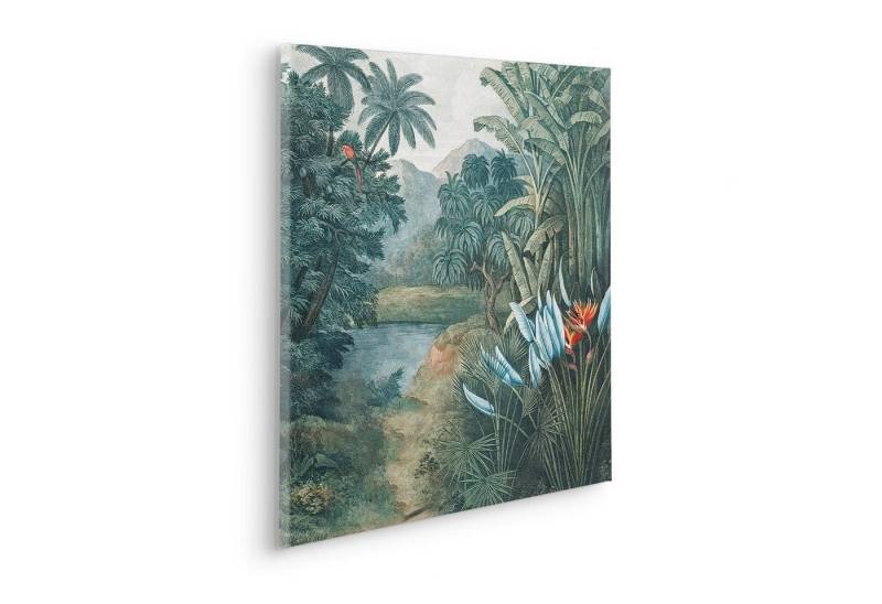 Komar Leinwandbild Exotic Empire - Größe 60 x 60 cm, Natur (1 St), Keilrahmenbild mi Echtholzrahmen von Komar