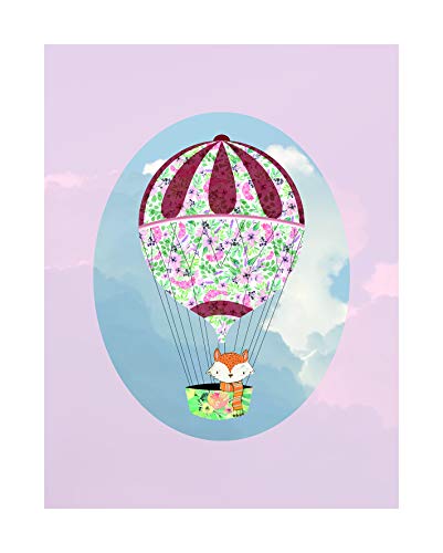 Komar Wandbild | Happy Balloon Rose | Poster, Bild, Wohnzimmer, Schlafzimmer, Dekoration, Kunstdruck | ohne Rahmen | P038A-40x50 | Größe: 40 x 50 cm (Breite x Höhe) von Komar