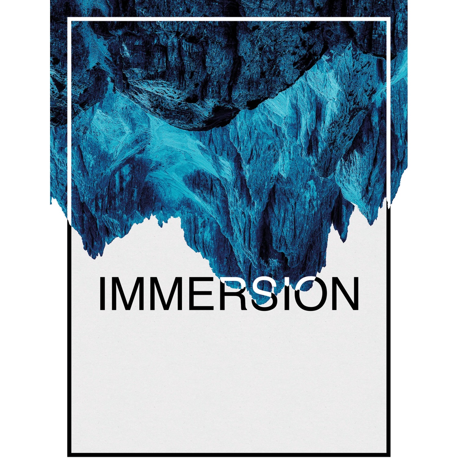 Komar Wandbild Immersion Blue 30 x 40 cm von Komar