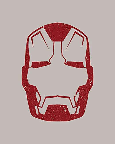 Komar Wandbild - Iron Man Helmet MK 43 - Größe: 40 x 50 cm - Marvel, Kinderzimmer, Wandgestaltung, Bild von Komar