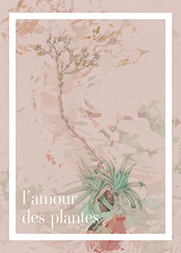 Komar Wandbild - L'amour des plantes - Größe: 50 x 70 cm - Poster, Kunstdruck, Dekoration, Wohnzimmer, Schlafzimmer von Komar