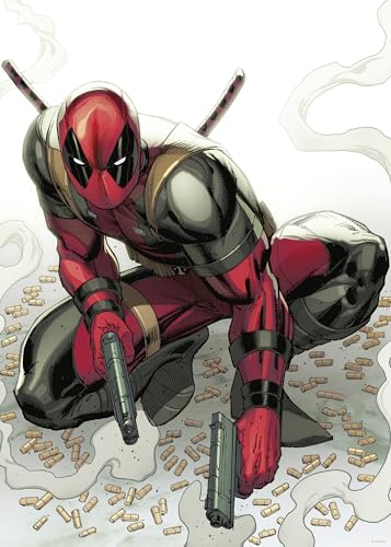 Komar Wandbild- Marvel Deadpool Bullets - Größe 50 x 70 cm - Poster, Kinderzimmer, Dekoration - gerollt ohne Rahmen, Rot von Komar