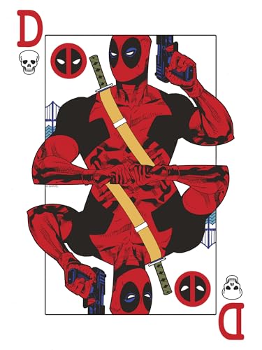 Komar Wandbild- Marvel Deadpool Jack of all Trades - Größe 30 x 40 cm - Poster, Kinderzimmer, Dekoration - gerollt ohne Rahmen von Komar