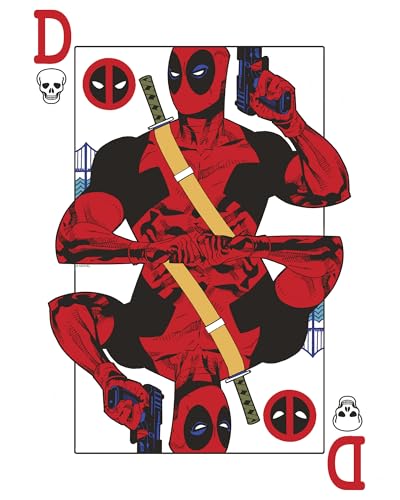 Komar Wandbild- Marvel Deadpool Jack of all Trades - Größe 40 x 50 cm - Poster, Kinderzimmer, Dekoration - gerollt ohne Rahmen von Komar