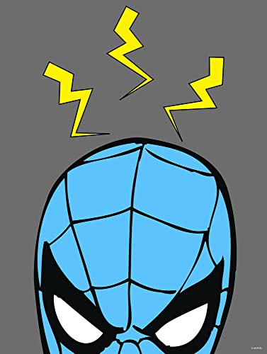 Komar Wandbild - Marvel PowerUp Spider-Man Sense - Größe: 30 x 40 cm - Marvel, Kinderzimmer, Wandgestaltung, Bild von Komar