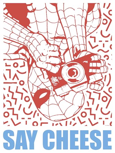 Komar Wandbild- Marvel Spider-Man Say Cheese Red - Größe 30 x 40 cm - Poster, Kinderzimmer, Dekoration - gerollt ohne Rahmen Komar Wandbild- Marvel Spider-Man Say Cheese Red - Größe 30 x 40 cm - Poster, Kinderzimmer, Dekoration - gerollt ohne Rahmen von Komar