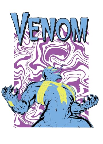 Komar Wandbild- Marvel Venom Colourful Scream - Größe 50 x 70 cm - Poster, Kinderzimmer, Dekoration - gerollt ohne Rahmen von Komar